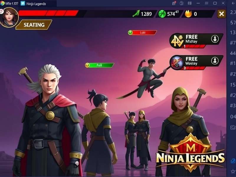 Ninja Legends India Character Selection